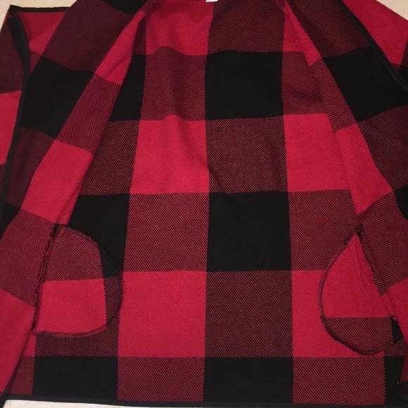 Buffalo plaid fleece vest plus size L - Picture 3 of 10